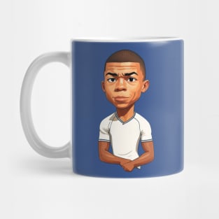 Mbappe Soccer Player Cartoon Mug